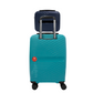 #color_ Navy DarkTurquoise | Cavalinho Canada & USA Colorful 2 Piece Luggage Set (15" & 19") - Navy DarkTurquoise - 68020004.0325.S1519._2