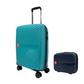 #color_ Navy DarkTurquoise | Cavalinho Canada & USA Colorful 2 Piece Luggage Set (15" & 19") - Navy DarkTurquoise - 68020004.0325.S1519._3