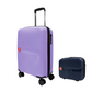 #color_ Navy Lilac | Cavalinho Canada & USA Colorful 2 Piece Luggage Set (15" & 19") - Navy Lilac - 68020004.0339.S1519._3