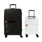 #color_ White Black | Cavalinho Canada & USA Colorful 2 Piece Luggage Set (19" & 28") - White Black - 68020004.0601.S1928._3