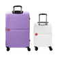 #color_ White Lilac | Cavalinho Canada & USA Colorful 2 Piece Luggage Set (19" & 28") - White Lilac - 68020004.0639.S1928._3_2
