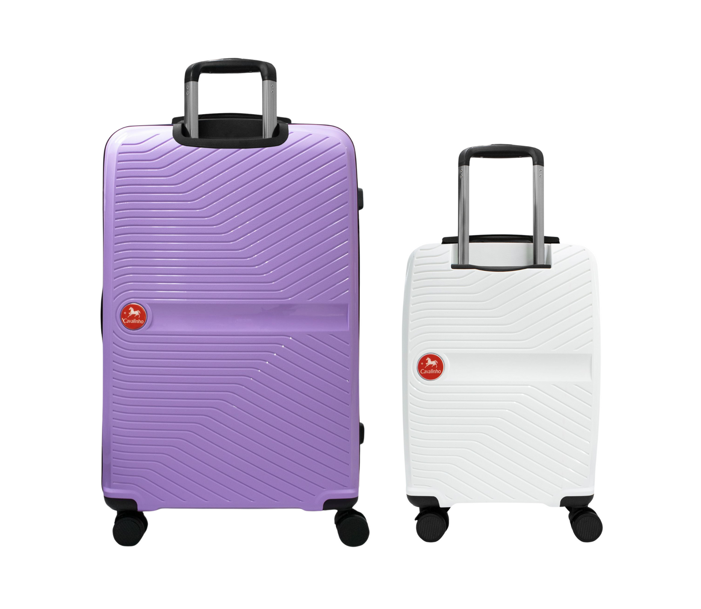 #color_ White Lilac | Cavalinho Canada & USA Colorful 2 Piece Luggage Set (19" & 28") - White Lilac - 68020004.0639.S1928._3_2