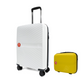 #color_ Yellow White | Cavalinho Canada & USA Colorful 2 Piece Luggage Set (15" & 19") - Yellow White - 68020004.0806.S1519._3