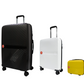 #color_ Yellow White Black | Cavalinho Canada & USA Colorful 3 Piece Luggage Set (15", 19" & 28") - Yellow White Black - 68020004.080601.S151928._2