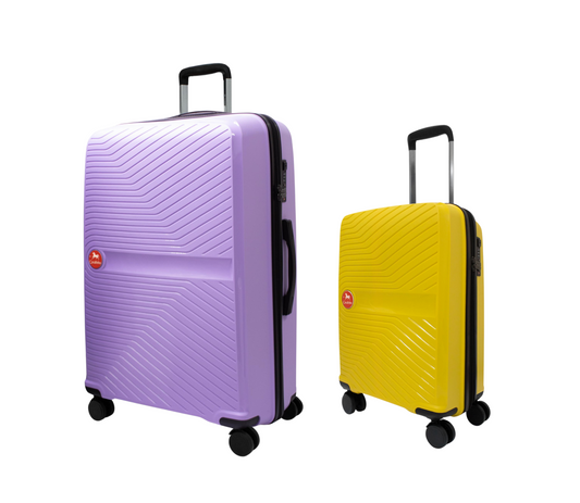 #color_ Yellow Lilac | Cavalinho Canada & USA Colorful 2 Piece Luggage Set (19" & 28") - Yellow Lilac - 68020004.0839.S1928._2