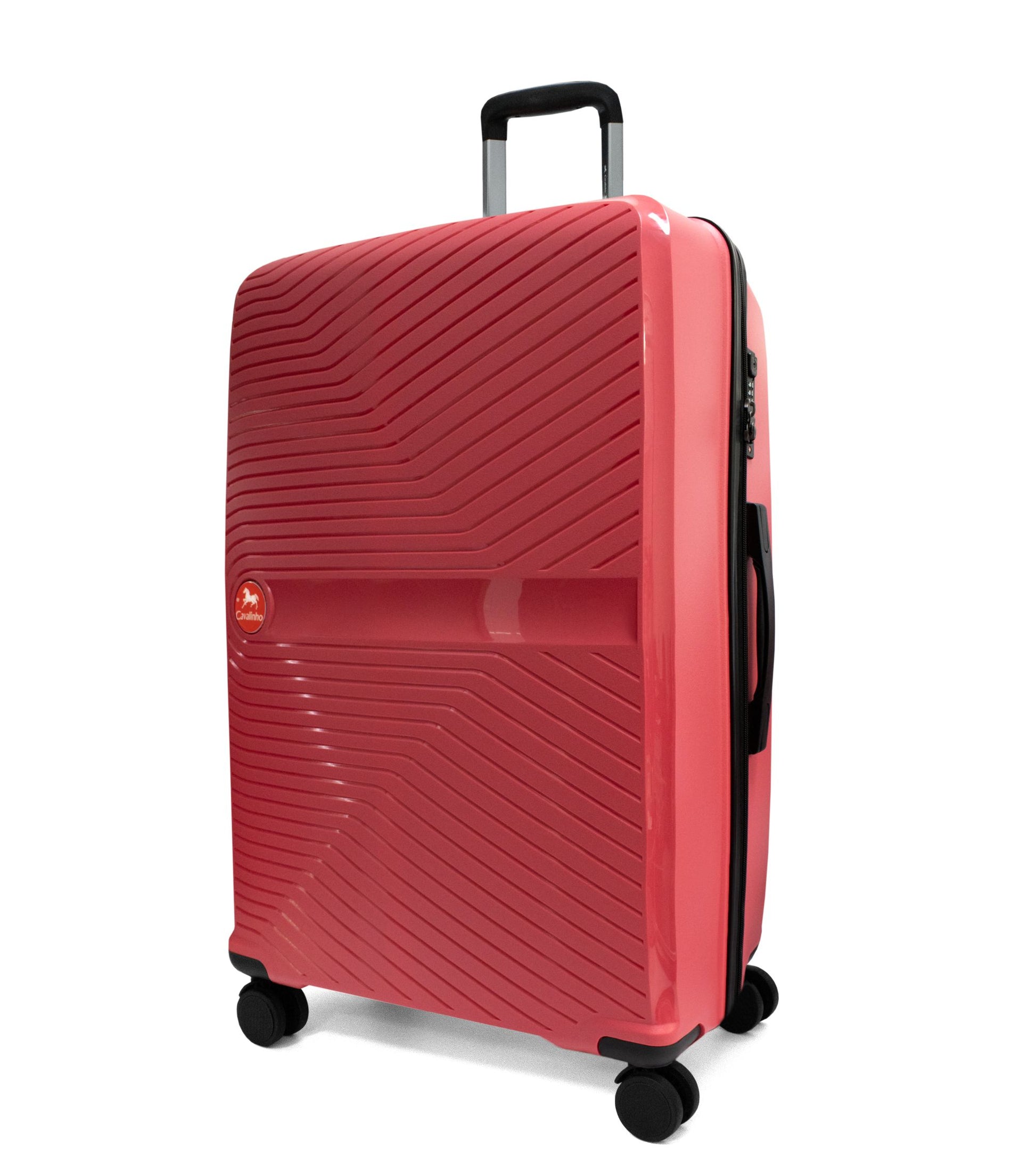#color_ 28 inch Coral | Cavalinho Colorful Check-in Hardside Luggage (28") - 28 inch Coral - 68020004.27.28_2