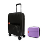 #color_ Lilac Black | Cavalinho Canada & USA Colorful 2 Piece Luggage Set (15" & 19") - Lilac Black - 68020004.3901.S1519._3