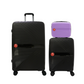 #color_ Lilac Black Black | Cavalinho Canada & USA Colorful 3 Piece Luggage Set (15", 19" & 28") - Lilac Black Black - 68020004.390101.S151928._1