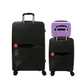 #color_ Lilac Black Black | Cavalinho Canada & USA Colorful 3 Piece Luggage Set (15", 19" & 28") - Lilac Black Black - 68020004.390101.S151928._3