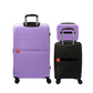 #color_ Lilac Black Lilac | Cavalinho Canada & USA Colorful 3 Piece Luggage Set (15", 19" & 28") - Lilac Black Lilac - 68020004.390139.S151928._3