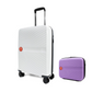 #color_ Lilac White | Cavalinho Canada & USA Colorful 2 Piece Luggage Set (15" & 19") - Lilac White - 68020004.3906.S1519._3