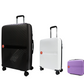 #color_ Lilac White Black | Cavalinho Canada & USA Colorful 3 Piece Luggage Set (15", 19" & 28") - Lilac White Black - 68020004.390601.S151928._2