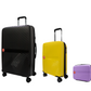 #color_ Lilac Yellow Black | Cavalinho Canada & USA Colorful 3 Piece Luggage Set (15", 19" & 28") - Lilac Yellow Black - 68020004.390801.S151928._2
