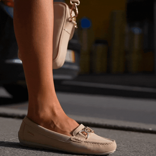 #color_ Beige | Cavalinho Belle Leather Loafers - Beige - ProductVideos_800px-800px