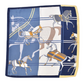 #color_ Blue and Yellow | Relhok Multiple Horses Scarf - Blue and Yellow - blueandyellowscarf