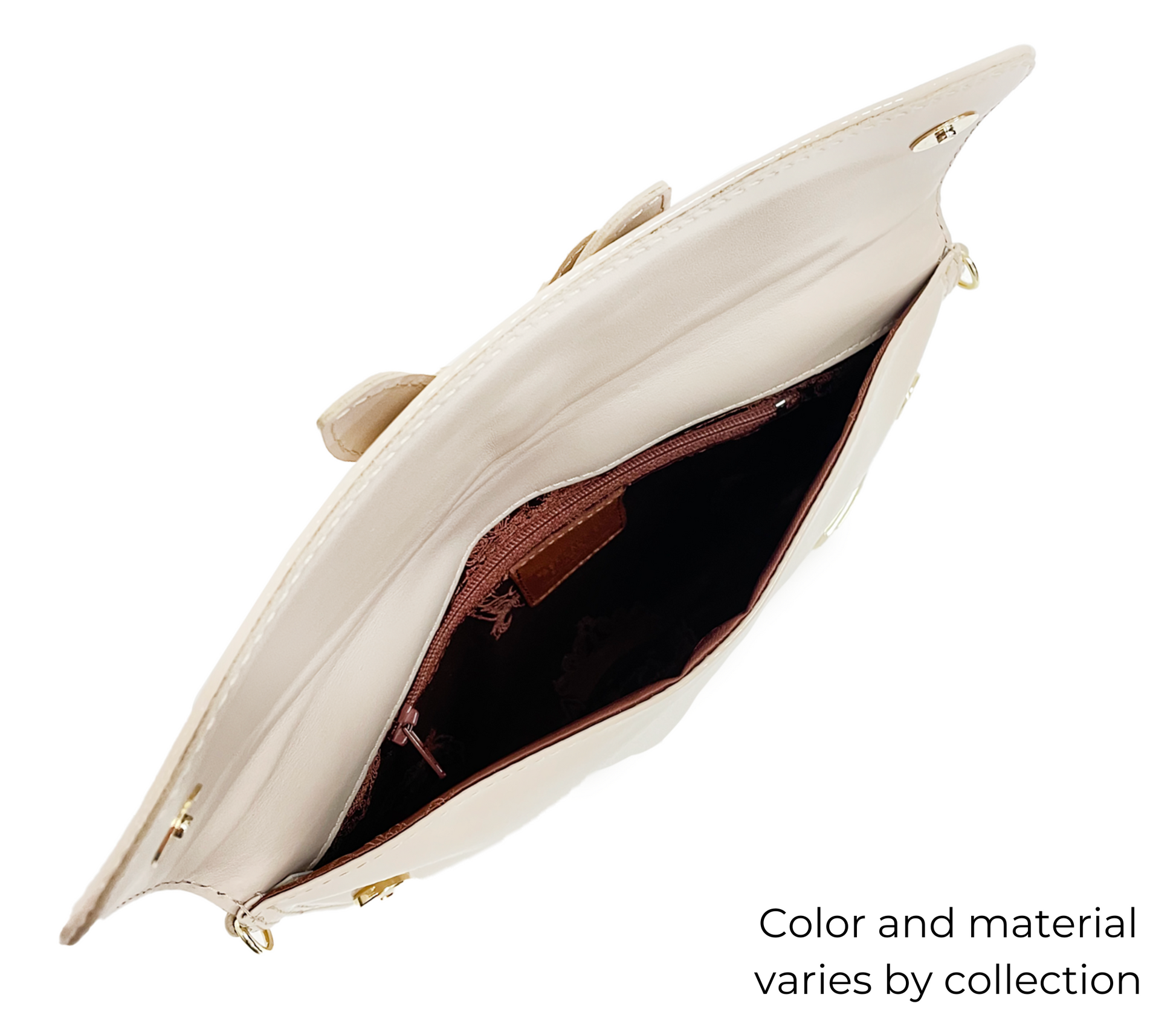 #color_ Beige | Cavalinho All In Patent Leather Clutch Bag - Beige - inside_0068_a13c19b2-2eb8-481a-a4fc-4b5c6f07b787