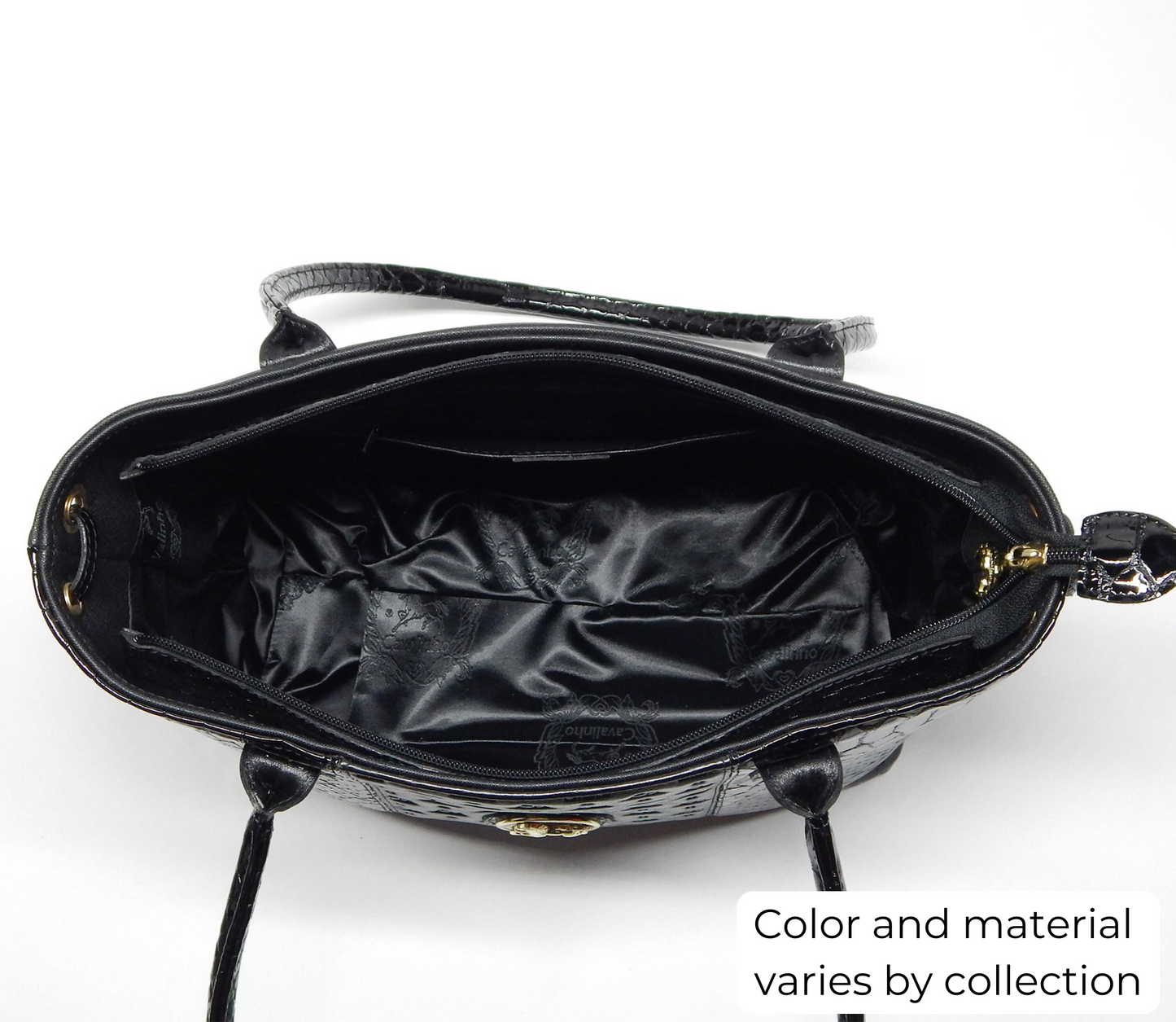 #color_ Black & Honey | Cavalinho Unique Shoulder Bag - Black & Honey - inside_0359