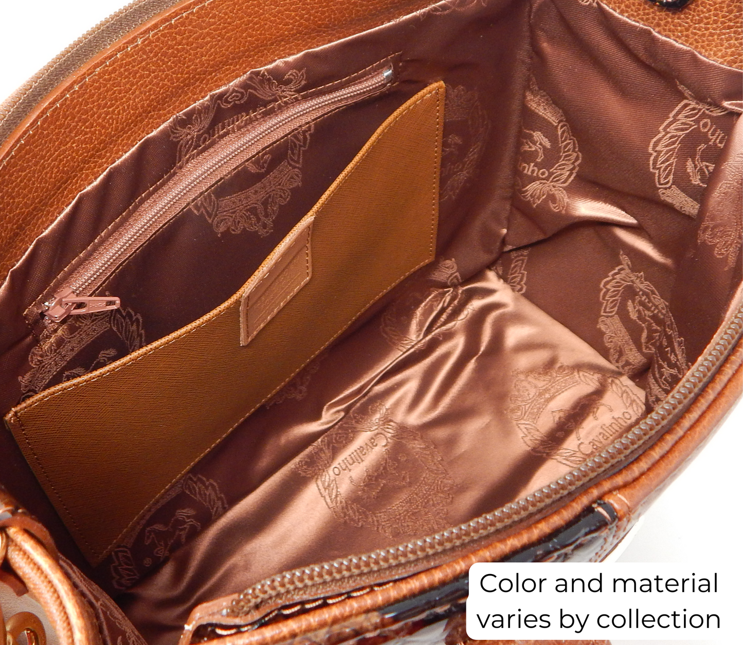 #color_ SaddleBrown | Cavalinho Honor Handbag - SaddleBrown - inside_0423
