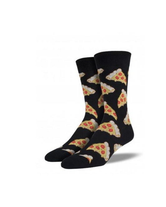 #color_ Black | Socksmith Pizza Socks - Black - 11_34ca3fe5-69a2-4a4f-9f4c-43823b760462