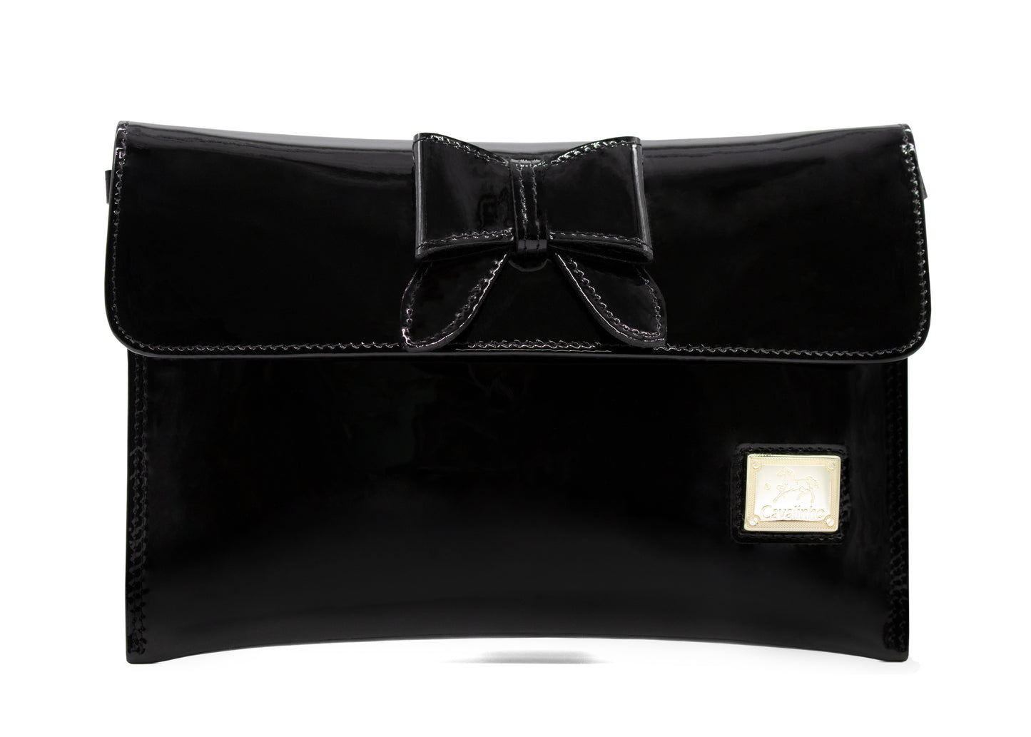 #color_ Black | Cavalinho All In Patent Leather Clutch Bag - Black - 18090068.01_1