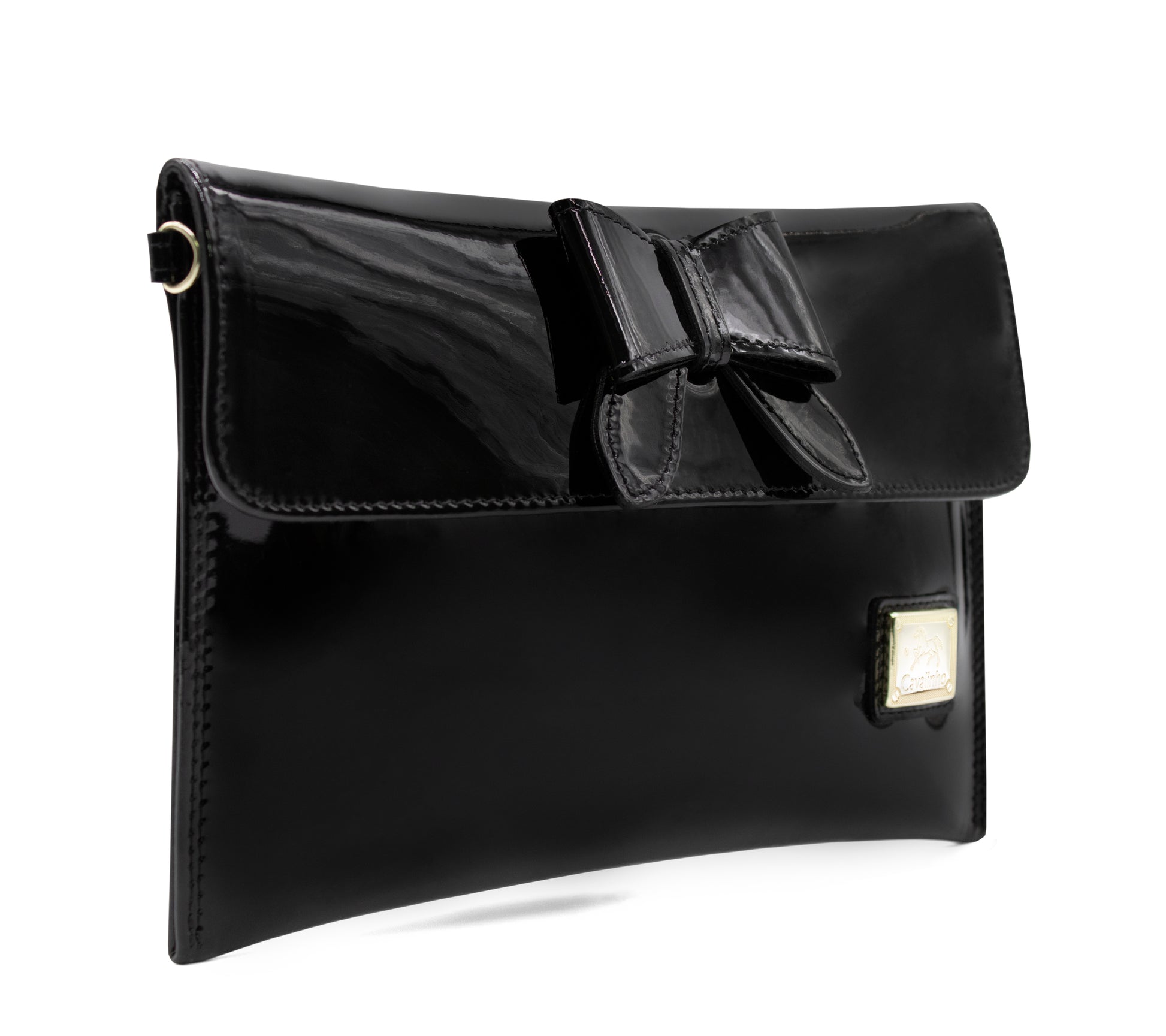 #color_ Black | Cavalinho All In Patent Leather Clutch Bag - Black - 18090068.01_2