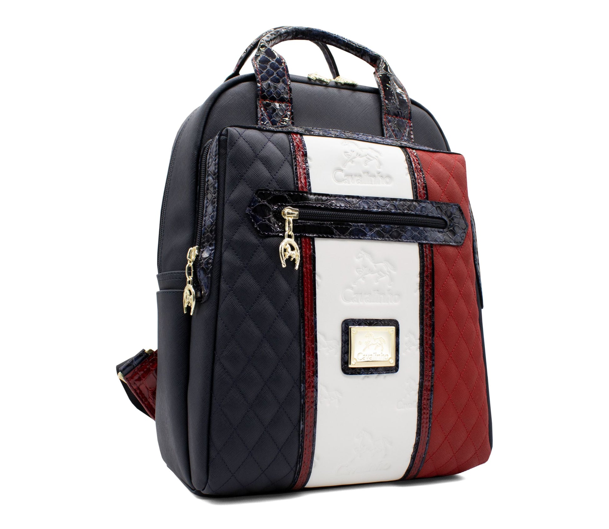 #color_ Navy White Red | Cavalinho Noble Backpack - Navy White Red - 18180395.22_2