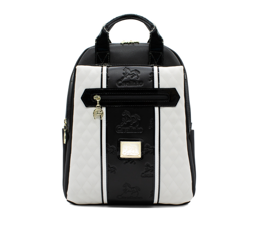 Cavalinho Noble Backpack - Black and White - 18180395.33_1