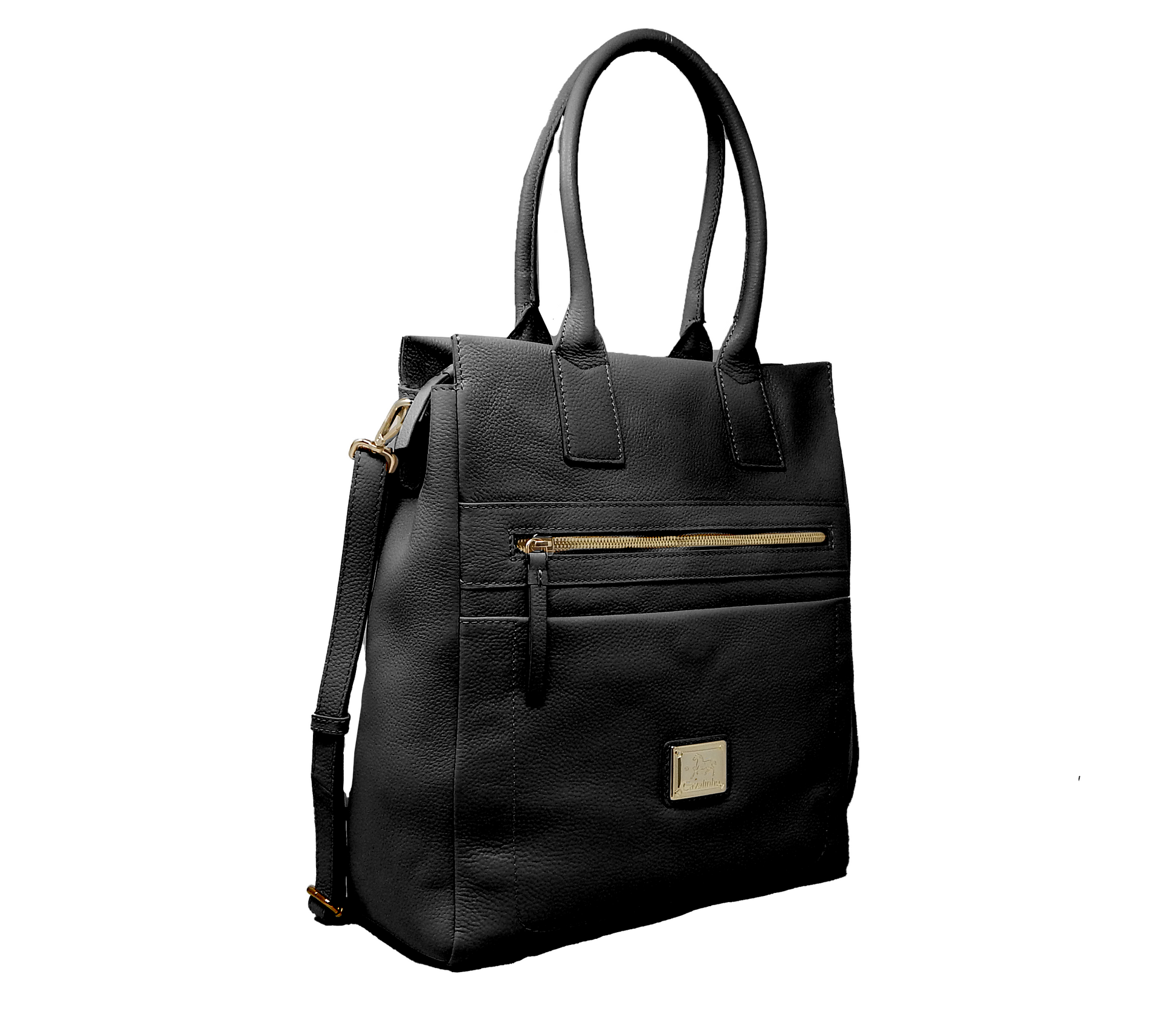 #color_ Black | Cavalinho Infinity Pebble Leather Shoulder Bag - Black - 18230463_01_a
