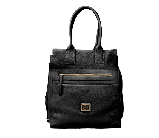 #color_ Black | Cavalinho Infinity Pebble Leather Shoulder Bag - Black - 18230463_01_f