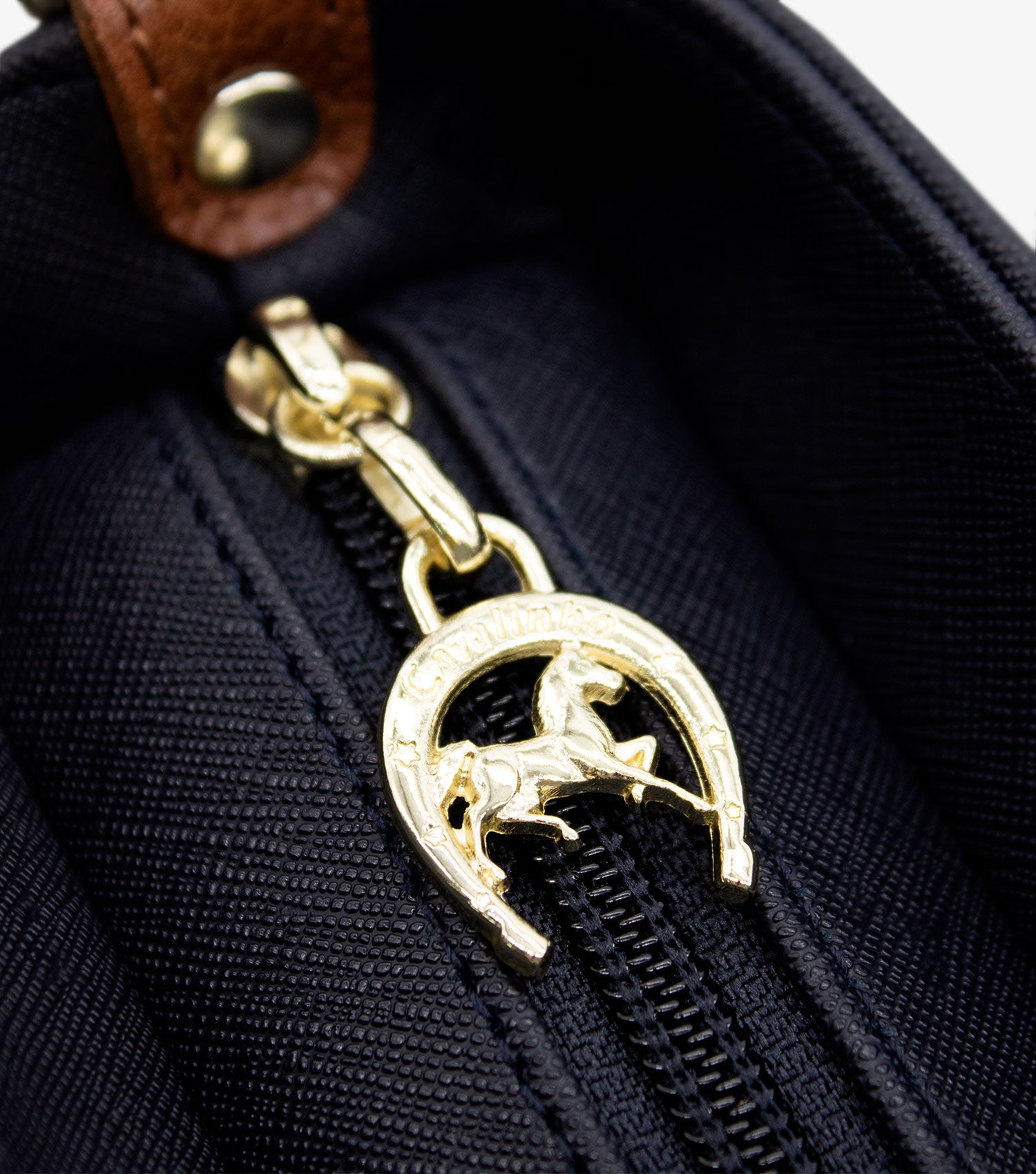 #color_ Black SaddleBrown White | Cavalinho Unique Mini Handbag - Black SaddleBrown White - 18260243.34_P05