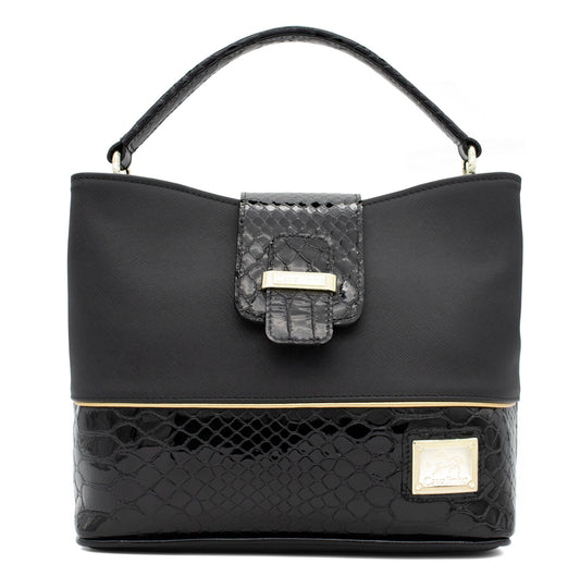 #color_ Black | Cavalinho Cherry Blossom Handbag - Black - 18810157.01_1