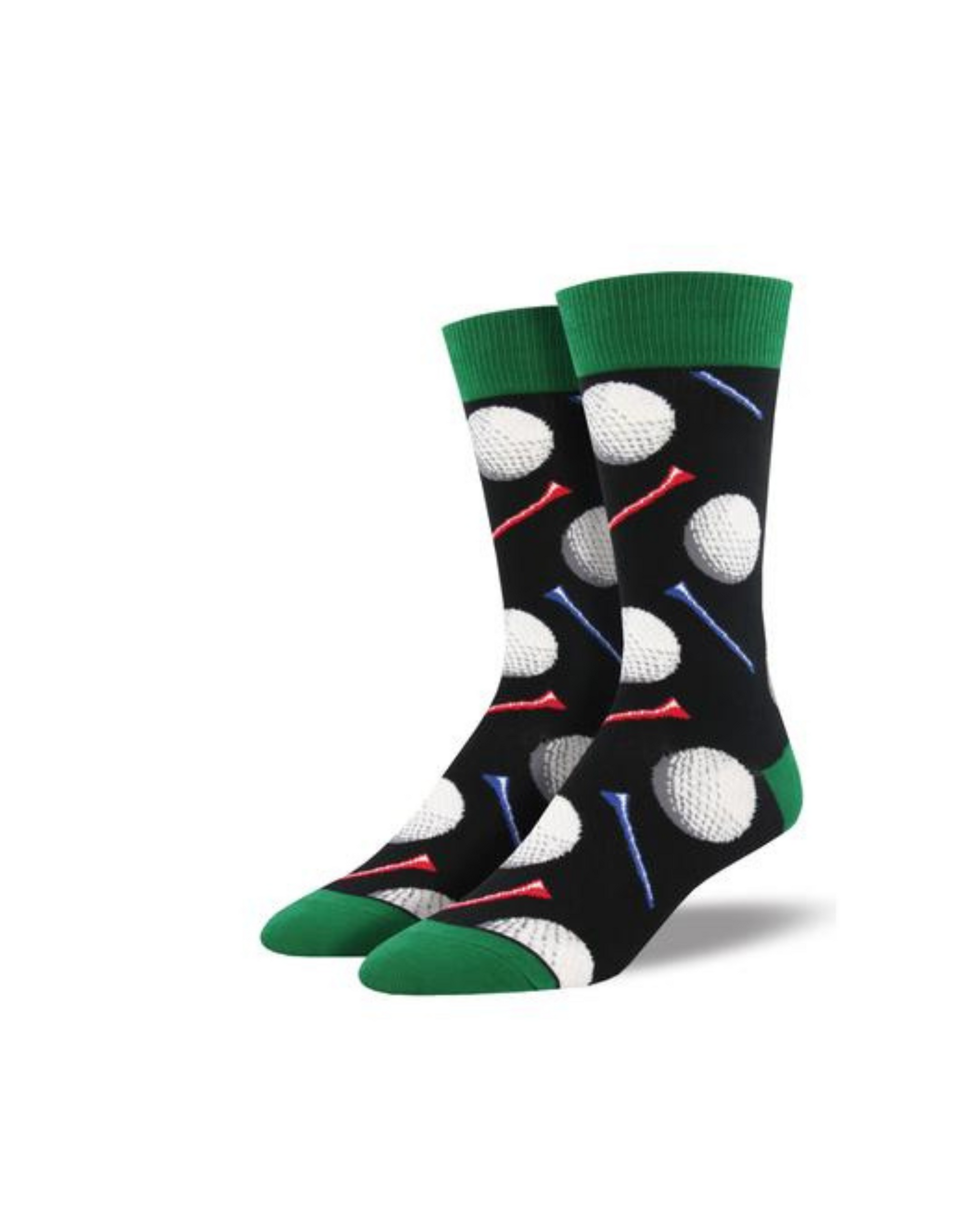 #color_ Black | Socksmith Tee It Up Socks - Black - 25_09d73e8d-213d-4419-81d4-f840e2767c07