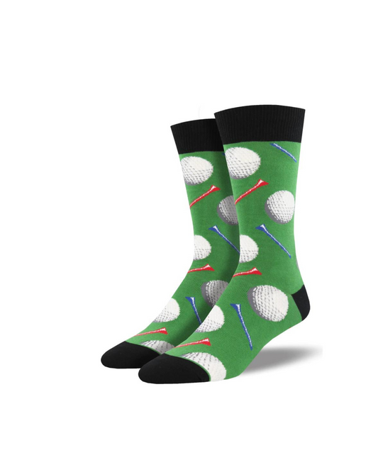 #color_ Green | Socksmith Tee It Up Socks - Green - 26_7bee274d-4bdc-42be-b88a-37437d73f1e5