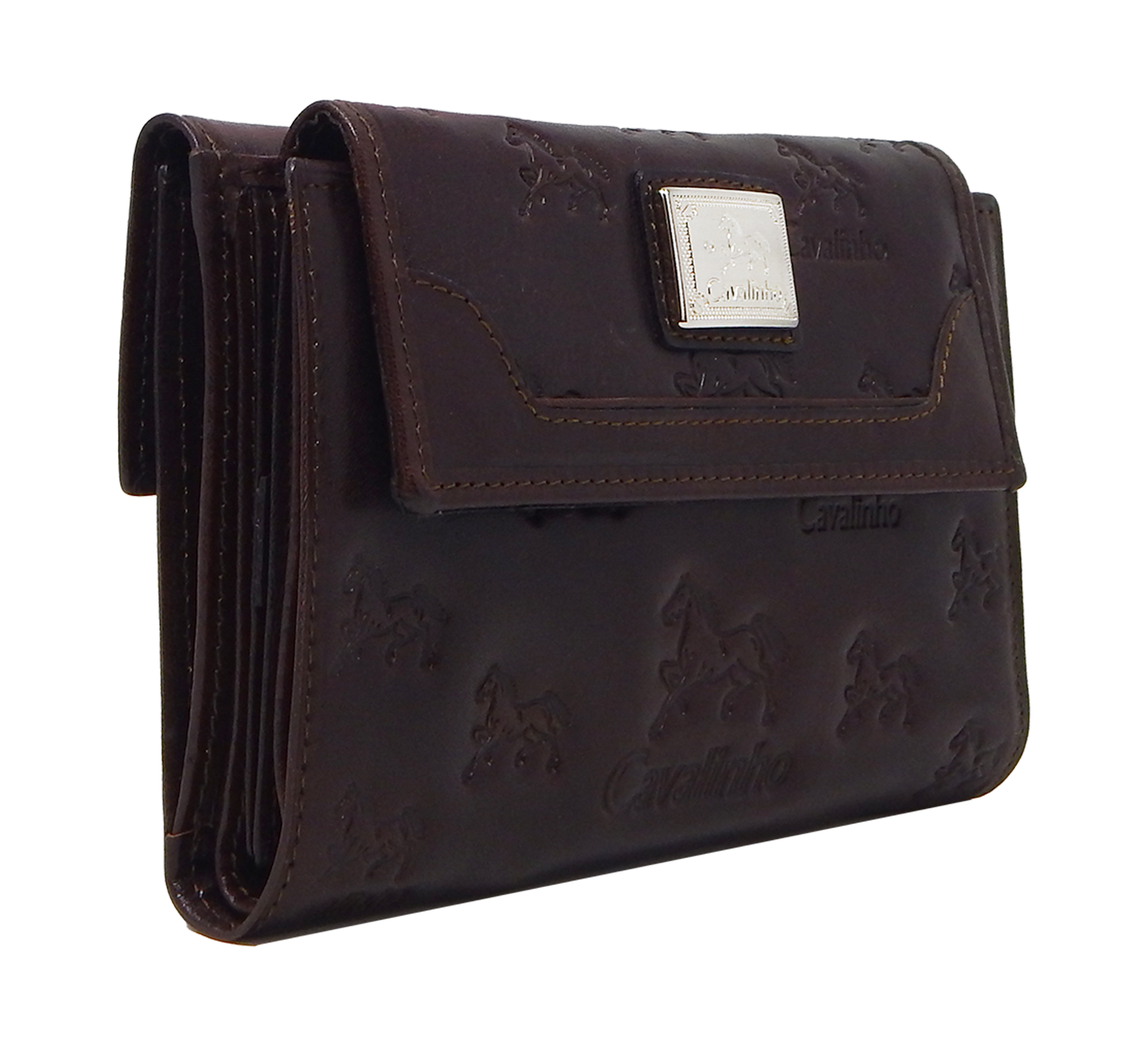 #color_ Brown | Cavalinho Cavalo Lusitano Leather Wallet - Brown - 28090205.02_2