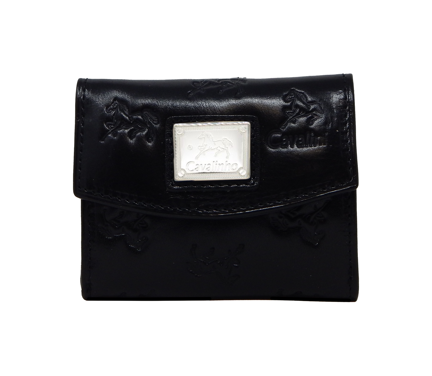 #color_ Black | Cavalinho Cavalo Lusitano Mini Leather Wallet - Black - 28090530.01.99_1