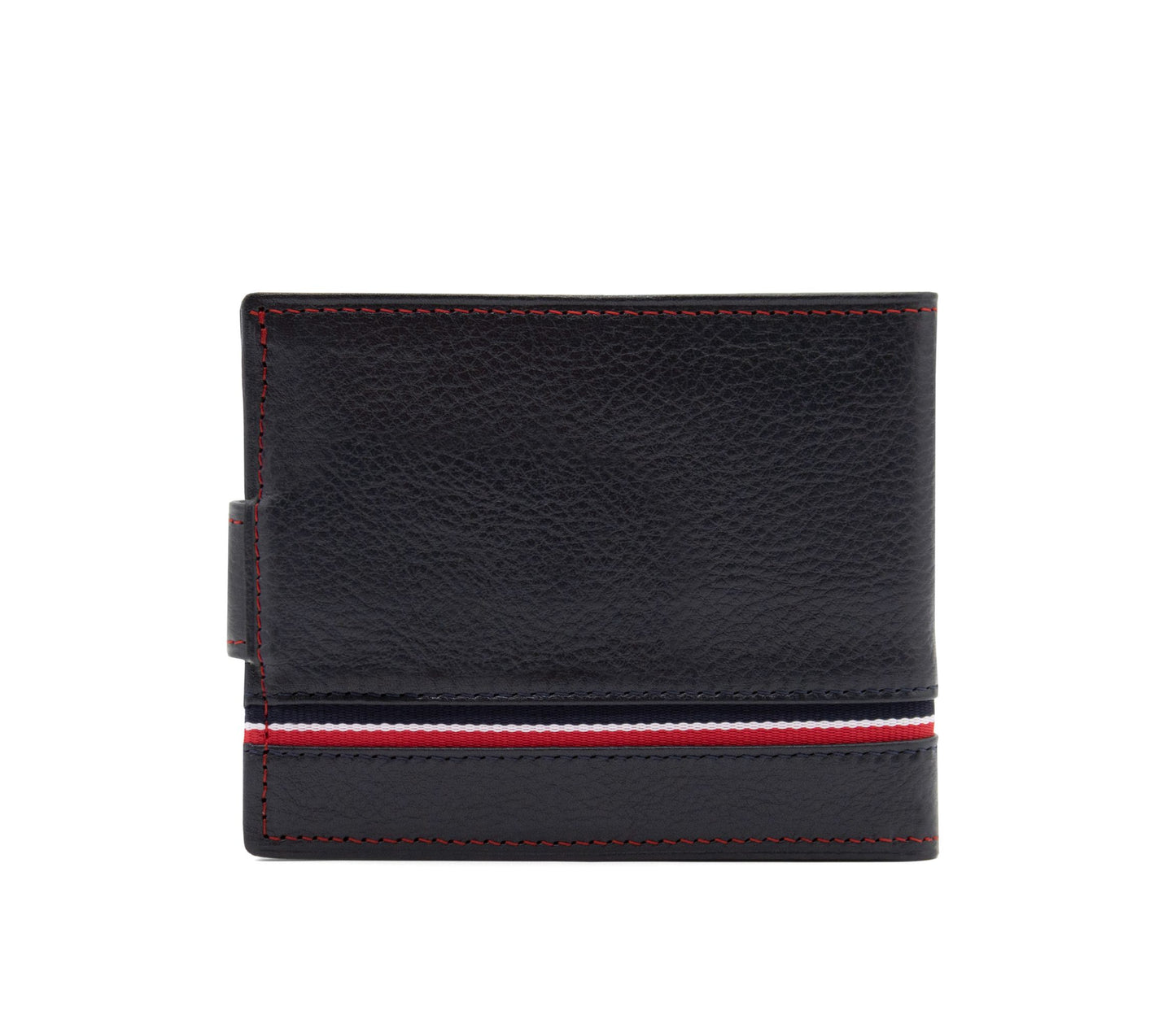 #color_ Navy | Cavalinho The Sailor Trifold Leather Wallet - Navy - 28150503.22_3
