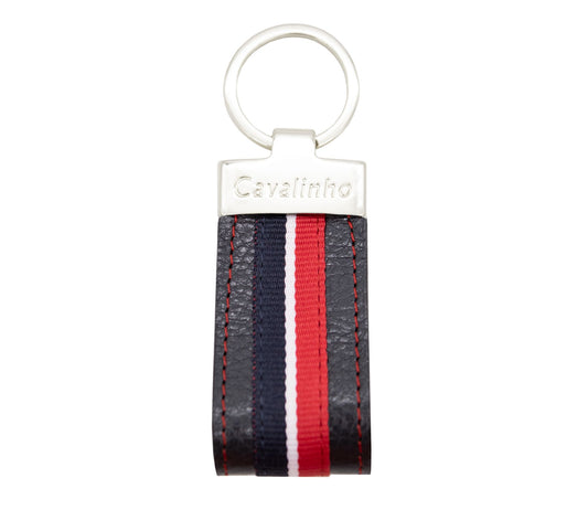 #color_ Navy | Cavalinho The Sailor Leather Keychain - Navy - 28150536.22_1