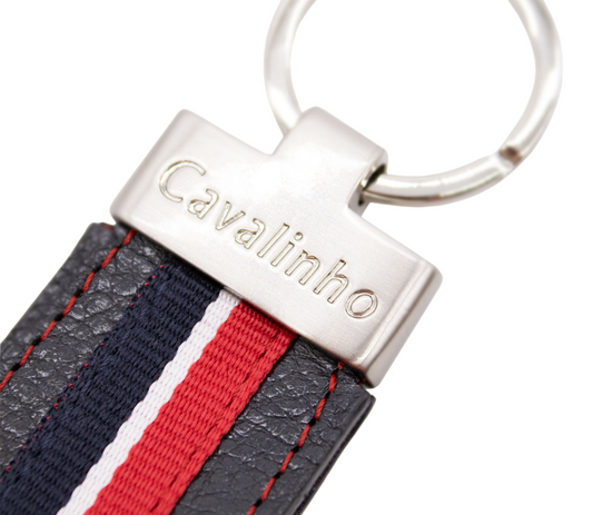 #color_ Navy | Cavalinho The Sailor Leather Keychain - Navy - 28150536.22_P03