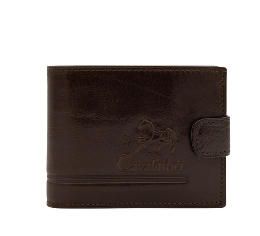 #color_ Brown | Cavalinho Men's Trifold Leather Wallet - Brown - 28610503.02_1