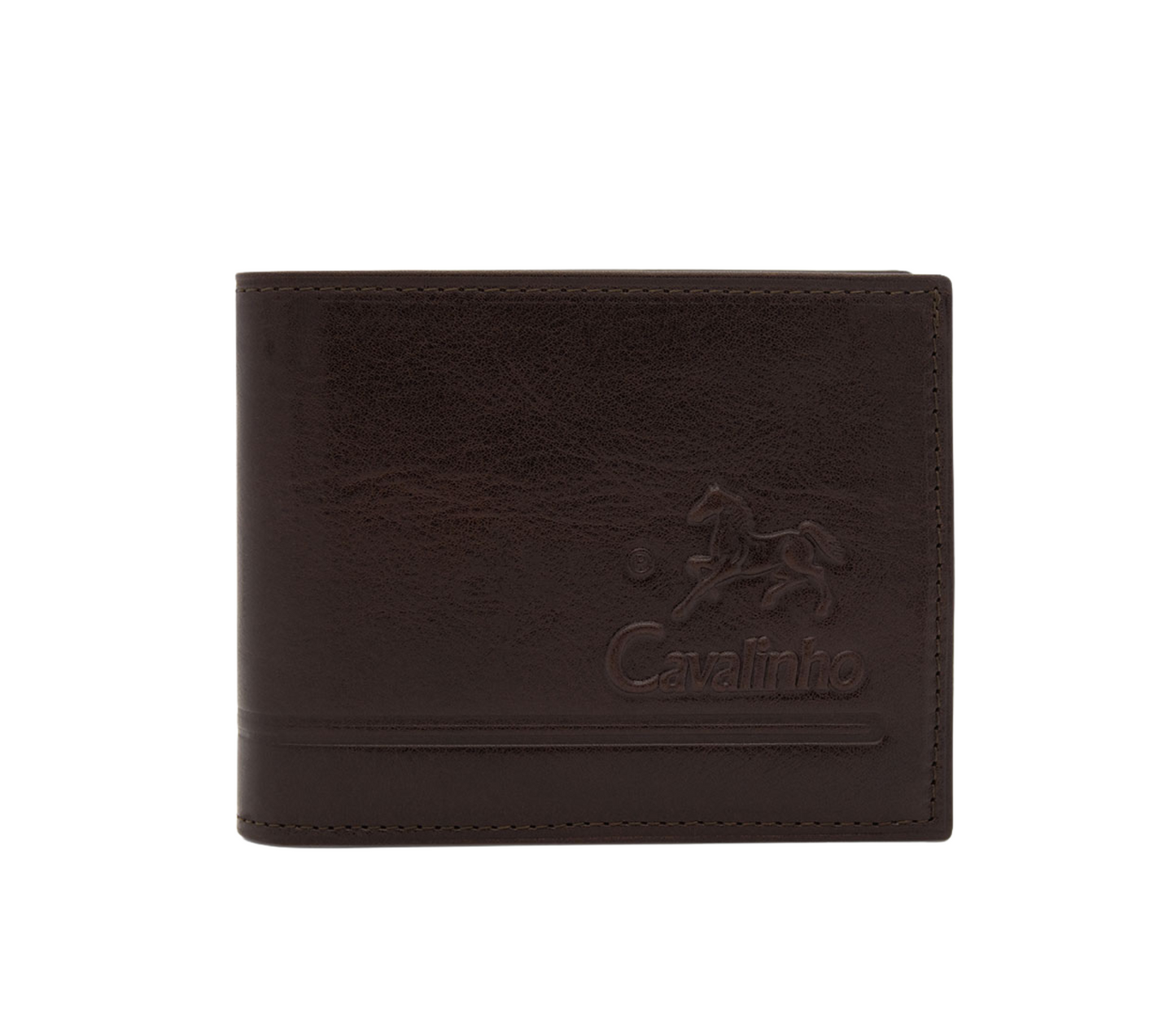 #color_ Brown | Cavalinho Men's Bifold Leather Wallet - Brown - 28610512.02_P01