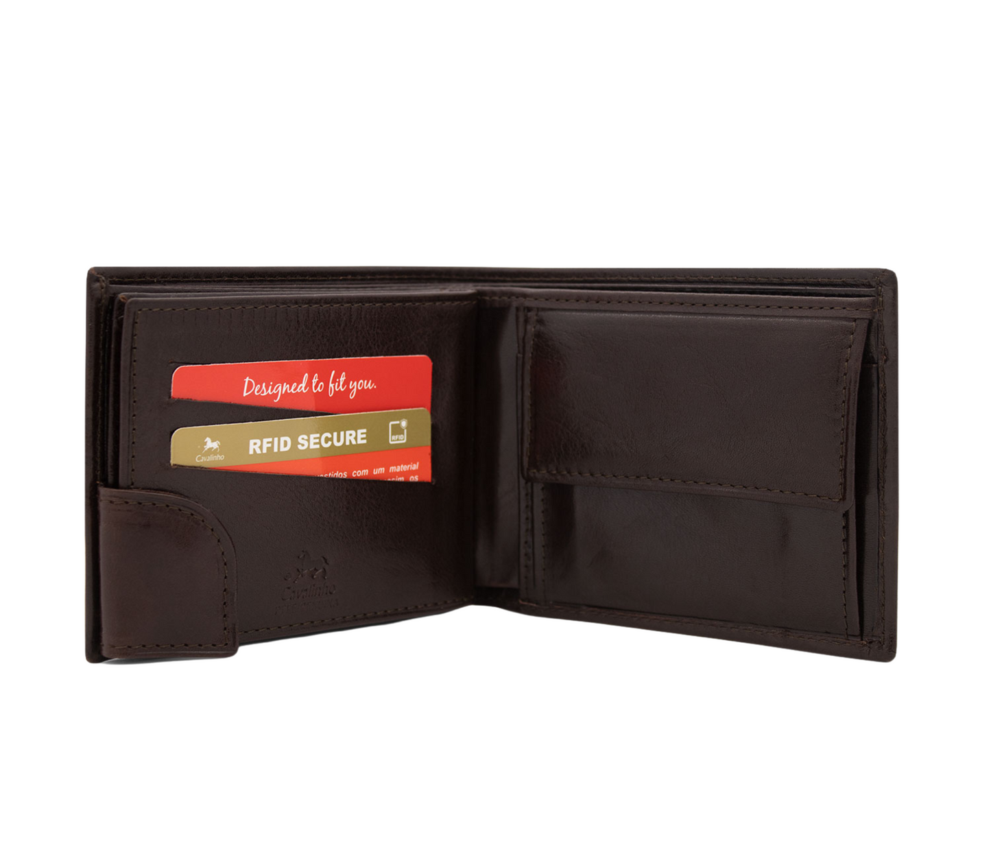 #color_ Brown | Cavalinho Men's Bifold Leather Wallet - Brown - 28610512.02_P02