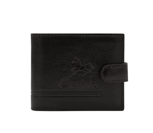 #color_ Black | Cavalinho Men's Bifold Leather Wallet - Black - 28610516.01_P01