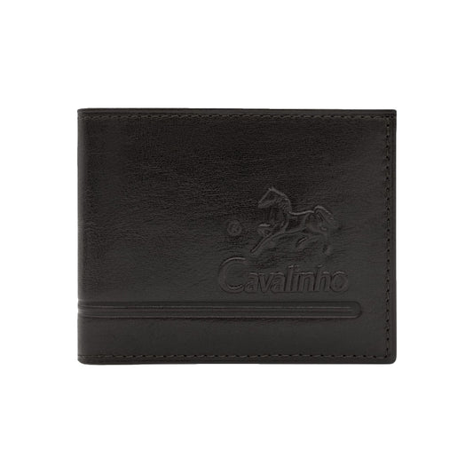 #color_ Black | Cavalinho Men's Trifold Leather Wallet - Black - 28610523.01.99_1