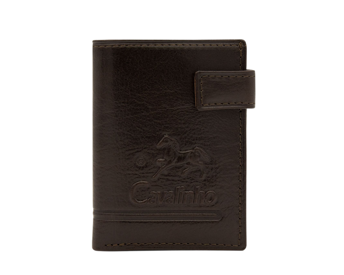 #color_ Brown | Cavalinho Men's Bifold Slim Leather Wallet - Brown - 28610526.02_P01