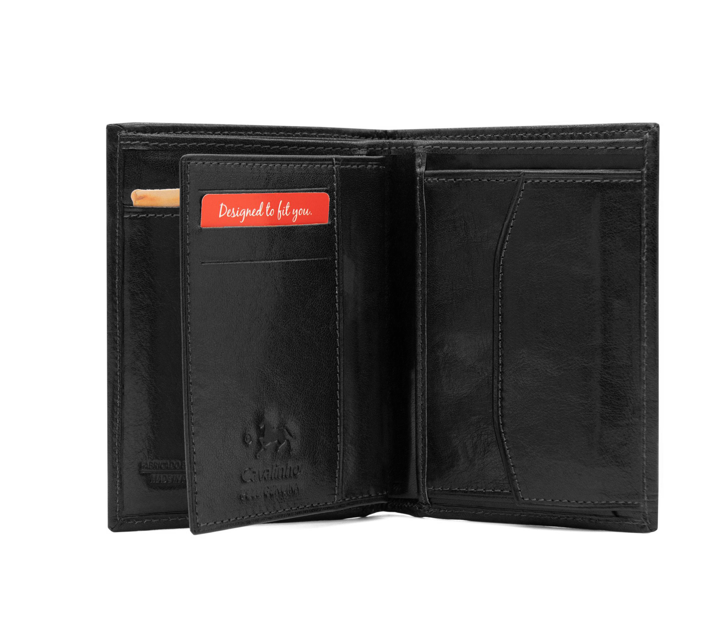 #color_ Black | Cavalinho Men's 2 in 1 Bifold Leather Wallet - Black - 28610551.02_01