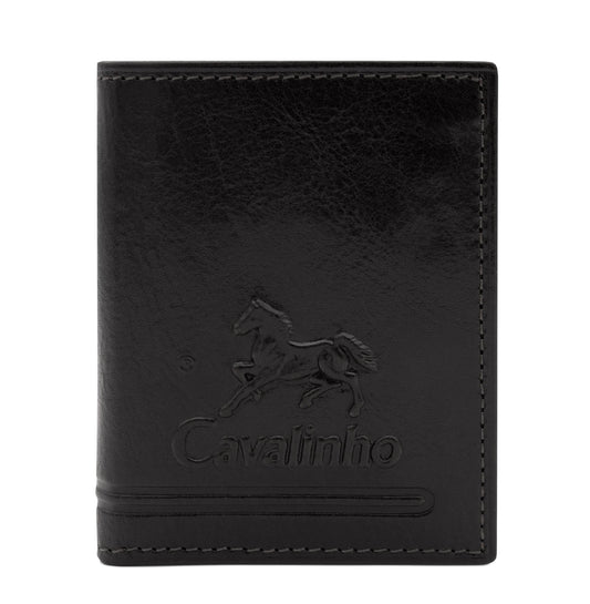 #color_ Black | Cavalinho Leather Card Holder Wallet - Black - 28610555.01_1