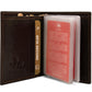#color_ Brown | Cavalinho Leather Card Holder Wallet - Brown - 28610555.02_2