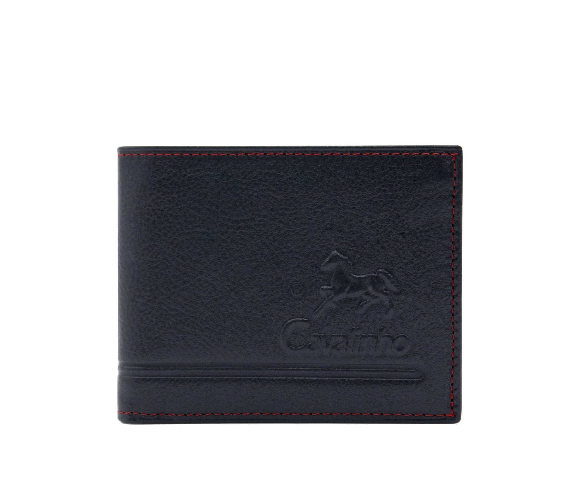 #color_ Navy | Cavalinho Men's Trifold Leather Wallet - Navy - 28640508.03_1_b06f5321-8d3f-4380-9145-d708f520d137