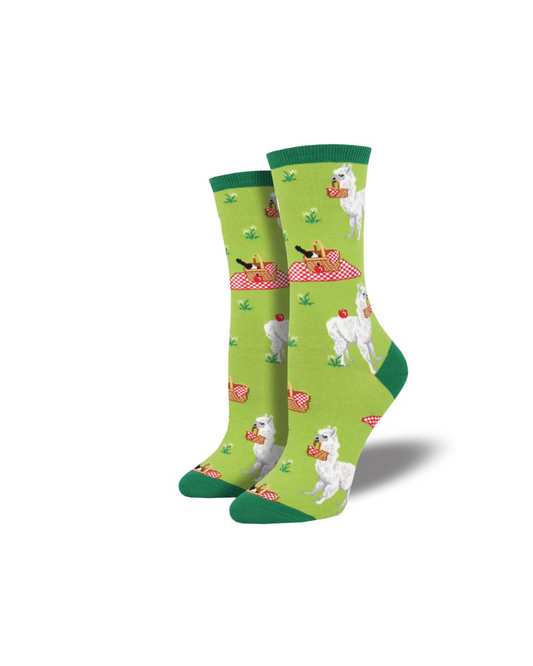 #color_ Green | Socksmith Alpaca Lunch Socks - Green - 31