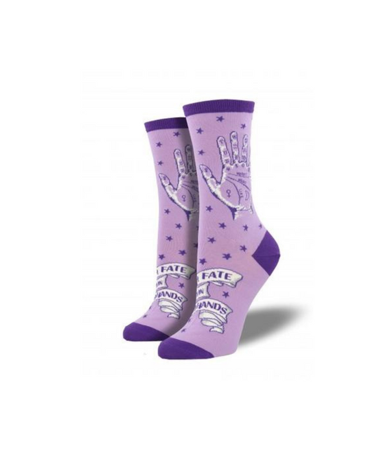 #color_ Lavender | Socksmith Palmistry Socks - Lavender - 38_c664c475-6221-4877-8ed9-1485207f6035